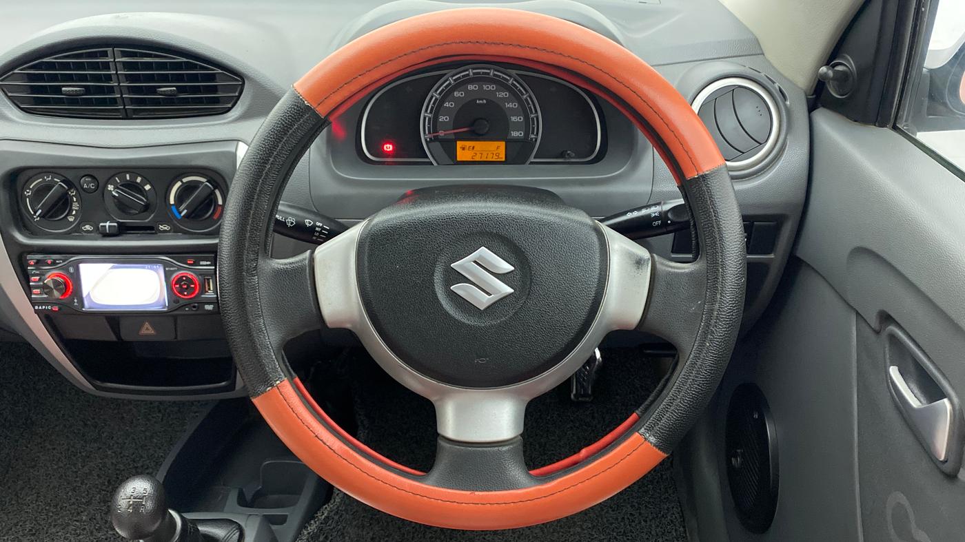 2012 Maruti Alto 800 LXI, Petrol, Manual, 27,179 km, Steering Wheel Close Up