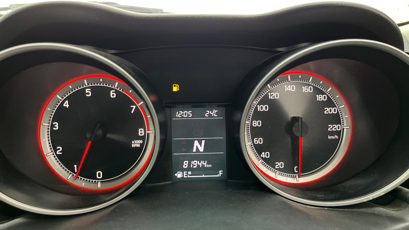 2018 Maruti Swift ZXI AMT, Petrol, Automatic, 81,887 km, Odometer Image