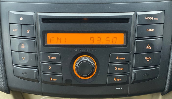 2013 Maruti Swift Dzire VXI 1.2 BS IV, Petrol, Manual, 60,882 km, Infotainment System