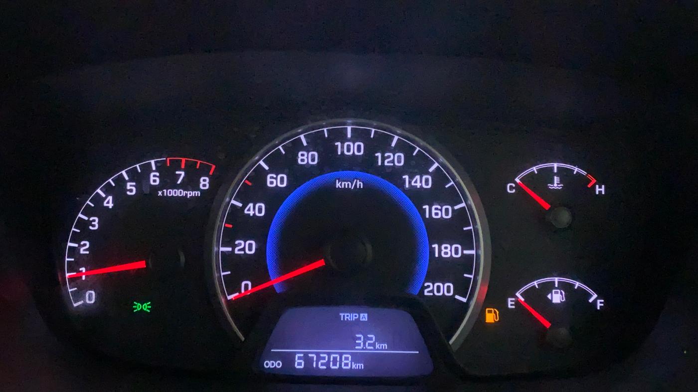 2013 Hyundai Grand i10 SPORTZ 1.2 KAPPA VTVT, CNG, Manual, 67,207 km, Odometer Image