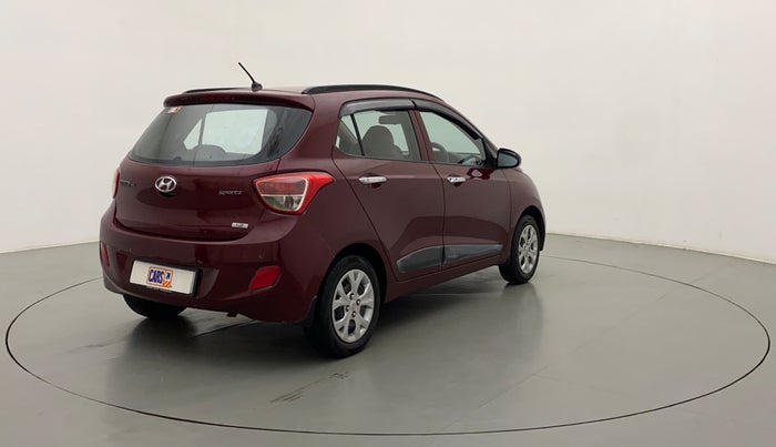 2013 Hyundai Grand i10 SPORTZ 1.2 KAPPA VTVT, CNG, Manual, 67,207 km, Right Back Diagonal