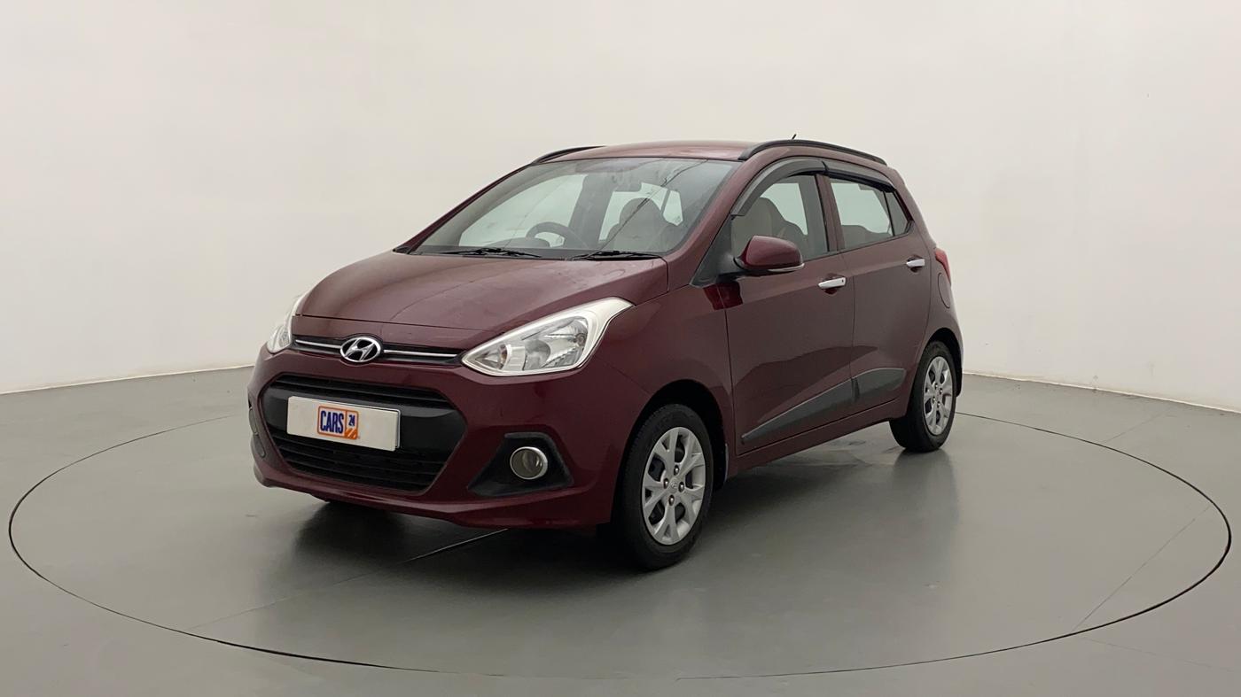 2013 Hyundai Grand i10 SPORTZ 1.2 KAPPA VTVT, CNG, Manual, 67,207 km, Left Front Diagonal