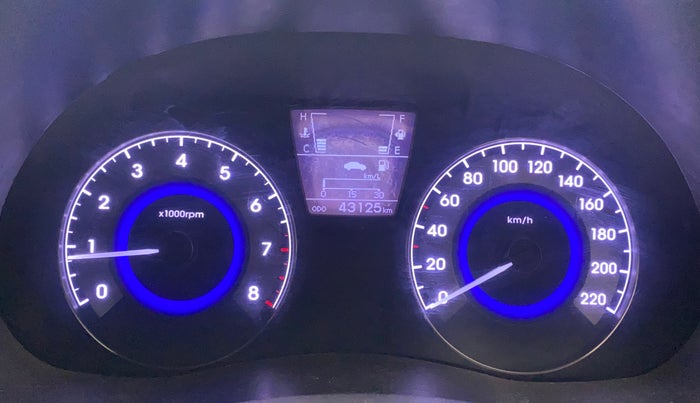 2013 Hyundai Verna FLUIDIC 1.6 VTVT SX, Petrol, Manual, 43,125 km, Odometer Image