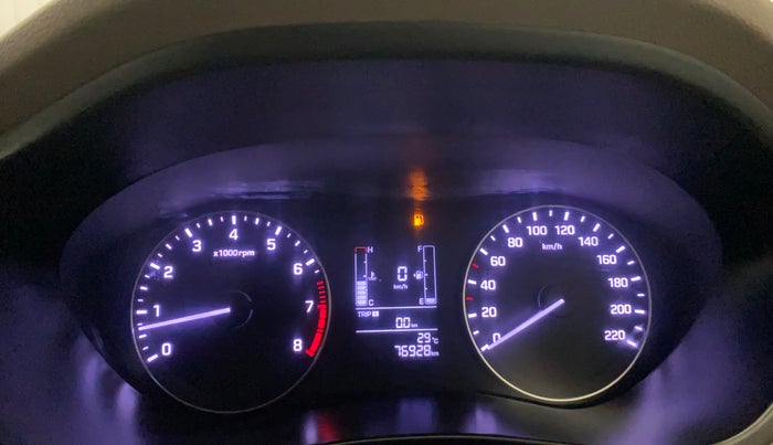 2017 Hyundai Elite i20 SPORTZ 1.2, Petrol, Manual, 76,921 km, Odometer Image