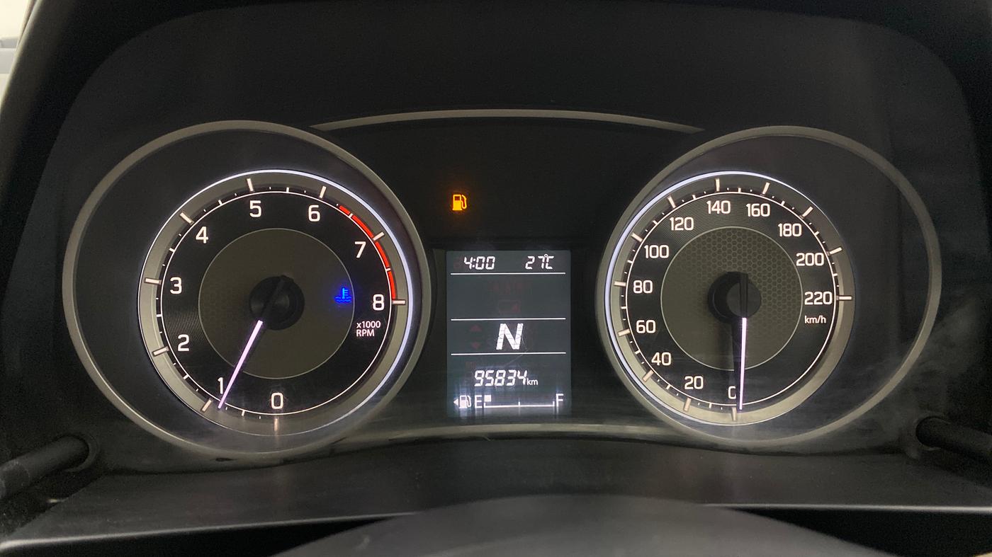 2017 Maruti Dzire ZXI PLUS AMT, Petrol, Automatic, 95,831 km, Odometer Image