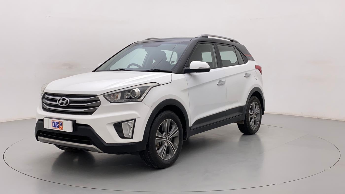 2016 Hyundai Creta SX PLUS 1.6 PETROL, Petrol, Manual, 81,388 km, Left Front Diagonal
