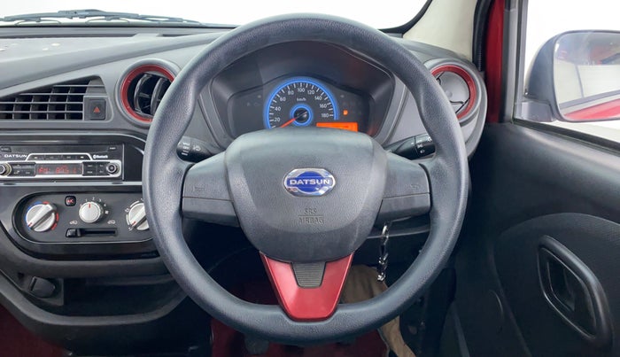 2016 Datsun Redi Go S, Petrol, Manual, 43,762 km, Steering Wheel Close Up