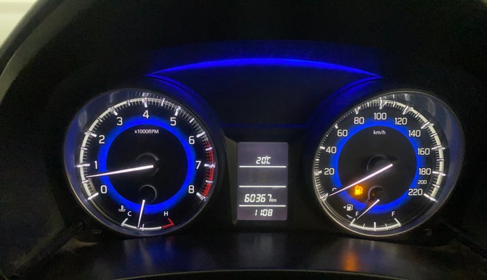 2016 Maruti Baleno DELTA PETROL 1.2, Petrol, Manual, 60,453 km, Odometer Image