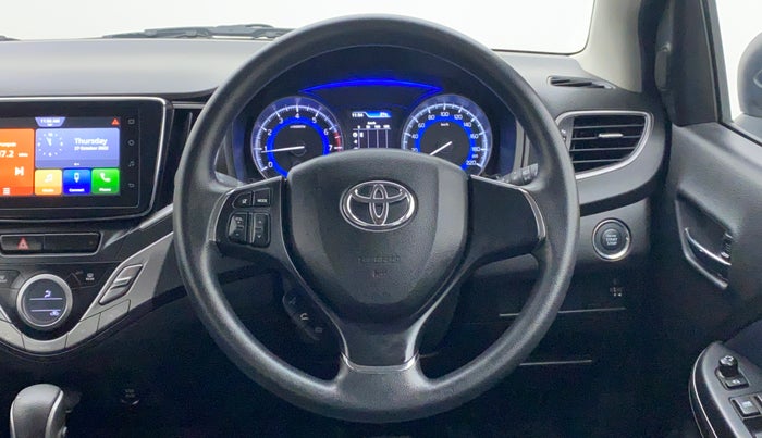 2020 Toyota Glanza G CVT, Petrol, Automatic, 6,978 km, Steering Wheel Close Up