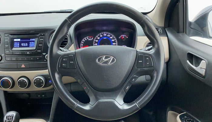 2014 Hyundai Grand i10 ASTA (O) 1.2 KAPPA VTVT, Petrol, Manual, 22,916 km, Steering Wheel Close Up