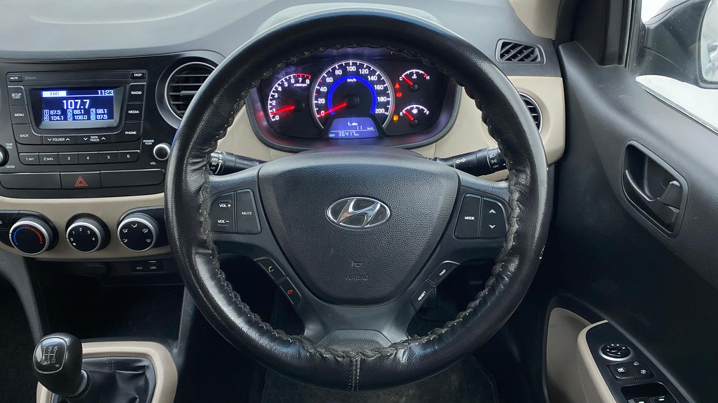 2018 Hyundai Grand i10 MAGNA 1.2 KAPPA VTVT, Petrol, Manual, 36,417 km, Steering Wheel Close Up