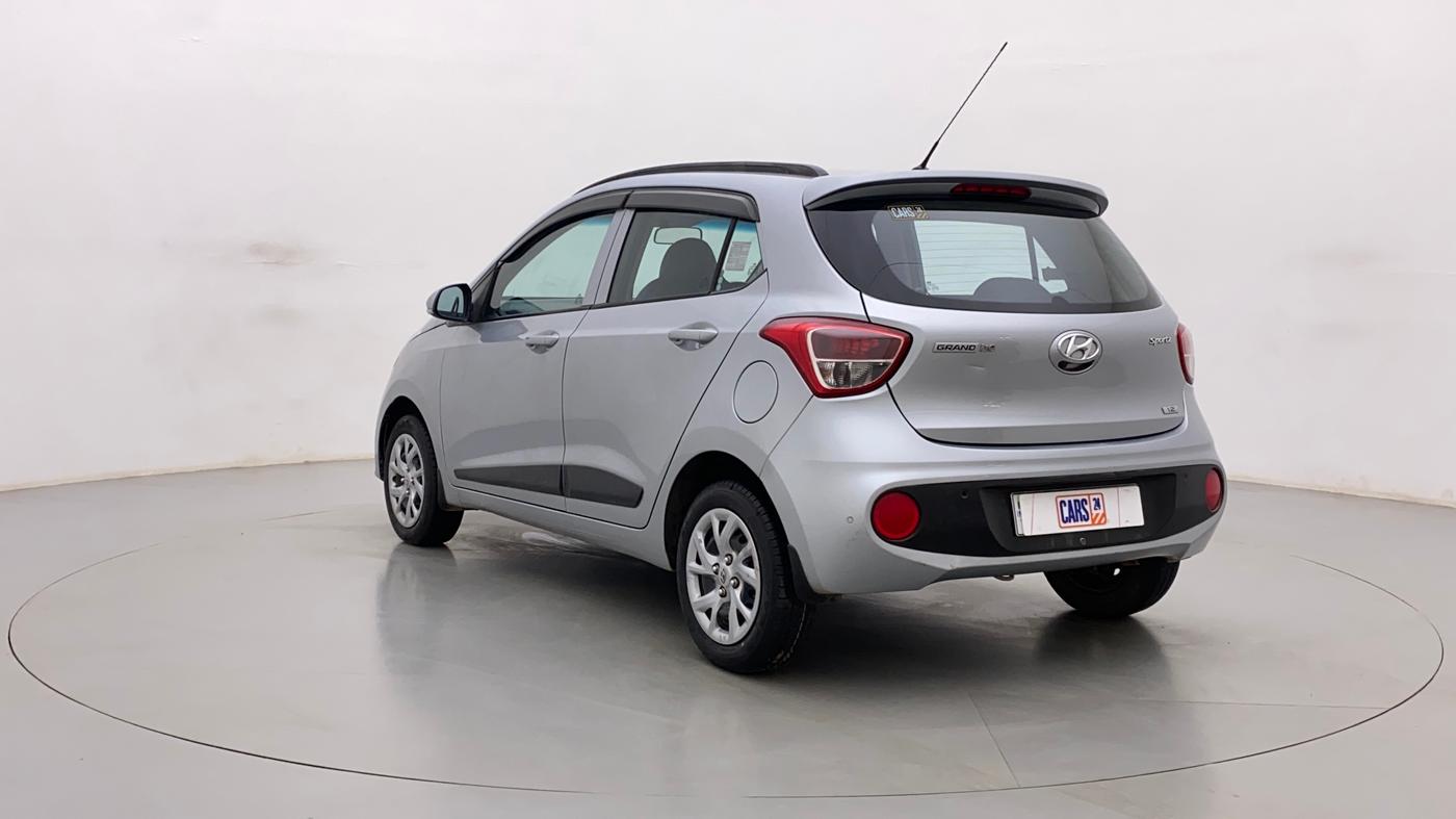 2019 Hyundai Grand i10 SPORTZ 1.2 KAPPA VTVT, Petrol, Manual, 38,771 km, Left Back Diagonal