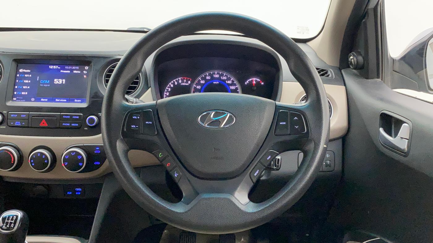 2019 Hyundai Grand i10 SPORTZ 1.2 KAPPA VTVT, Petrol, Manual, 38,771 km, Steering Wheel Close Up