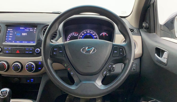 2019 Hyundai Grand i10 SPORTZ 1.2 KAPPA VTVT, Petrol, Manual, 38,771 km, Steering Wheel Close Up