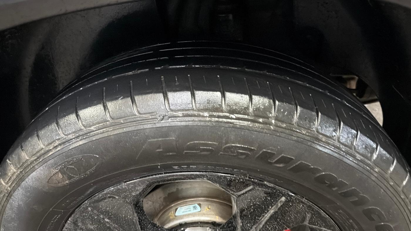 2022 KIA SELTOS HTK PLUS 1.5 IMT, Petrol, Manual, 52,200 km, Left Rear Tyre Tread