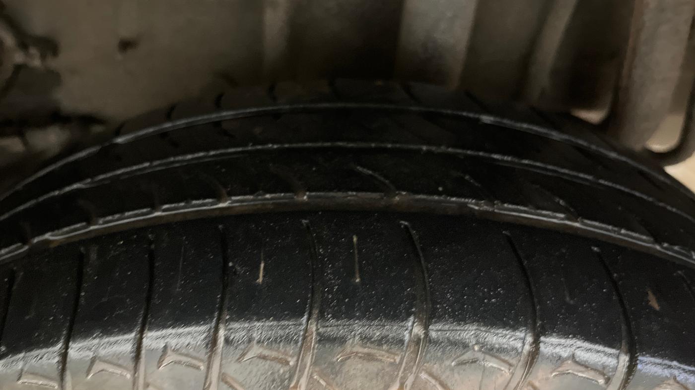 2022 Tata TIGOR XZ CNG, CNG, Manual, 91,707 km, Left Rear Tyre Tread