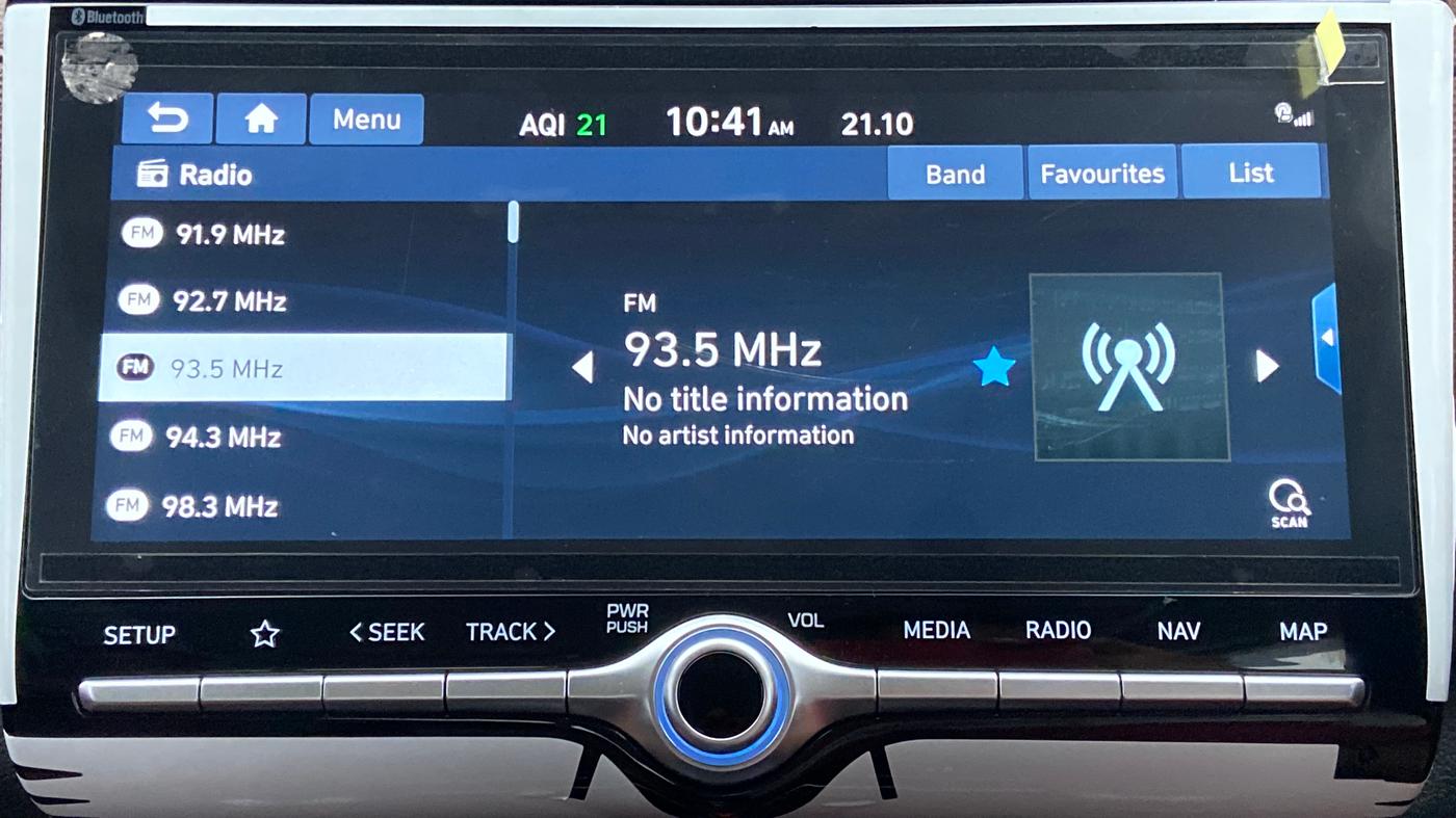 2022 Hyundai ALCAZAR PLATINUM 2.0 MT 7STR, Petrol, Manual, 544 km, Infotainment System