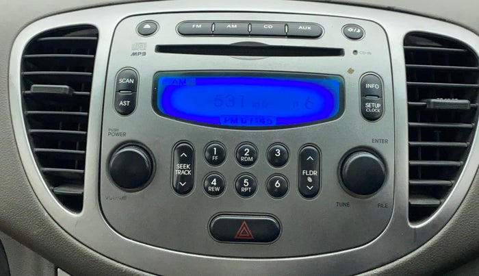 2012 Hyundai i10 SPORTZ 1.2, Petrol, Manual, 86,913 km, Infotainment system - Display has spot on screen