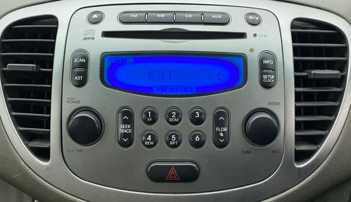 2012 Hyundai i10 SPORTZ 1.2, Petrol, Manual, 86,913 km, Infotainment System