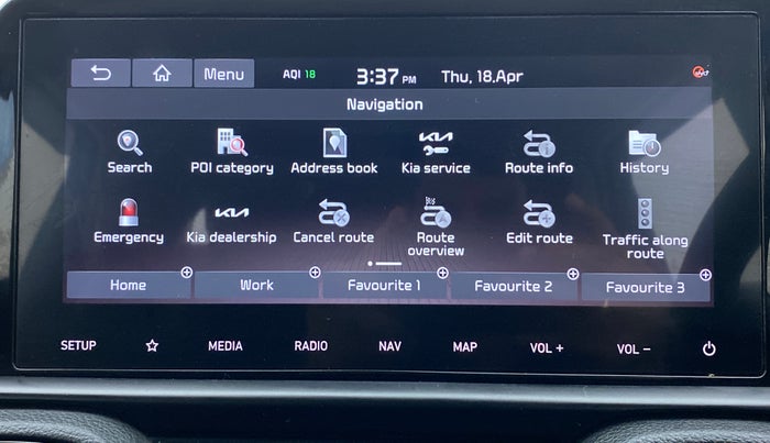 2021 KIA SONET GTX PLUS 1.0 DCT DUAL TONE, Petrol, Automatic, 38,579 km, Navigation System