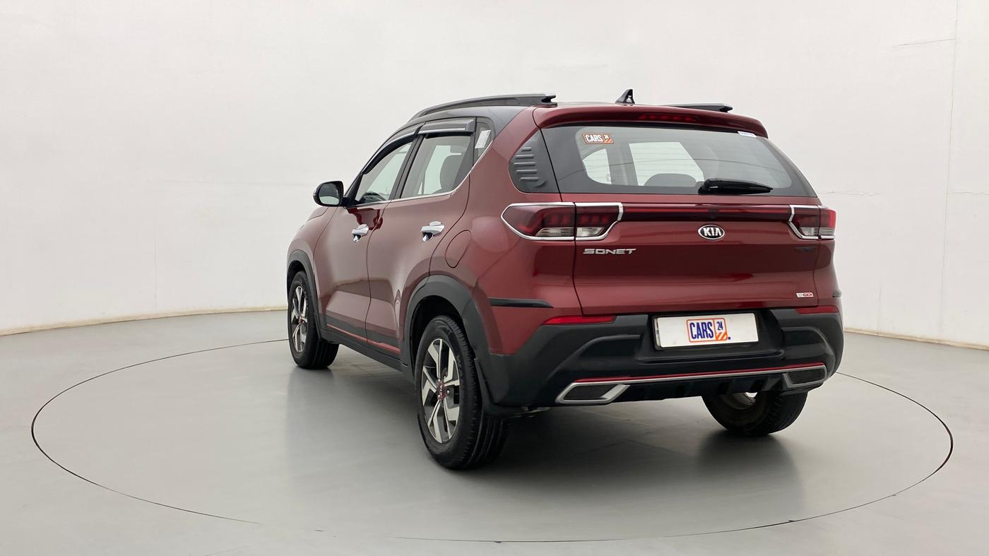 2021 KIA SONET GTX PLUS 1.0 DCT DUAL TONE, Petrol, Automatic, 38,579 km, Left Back Diagonal