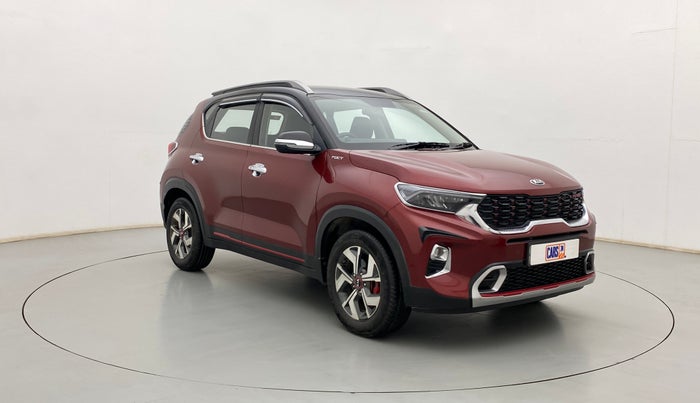 2021 KIA SONET GTX PLUS 1.0 DCT DUAL TONE, Petrol, Automatic, 38,579 km, Right Front Diagonal