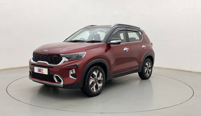 2021 KIA SONET GTX PLUS 1.0 DCT DUAL TONE, Petrol, Automatic, 38,579 km, Left Front Diagonal