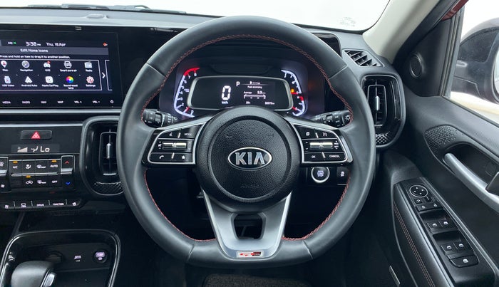 2021 KIA SONET GTX PLUS 1.0 DCT DUAL TONE, Petrol, Automatic, 38,579 km, Steering Wheel Close Up