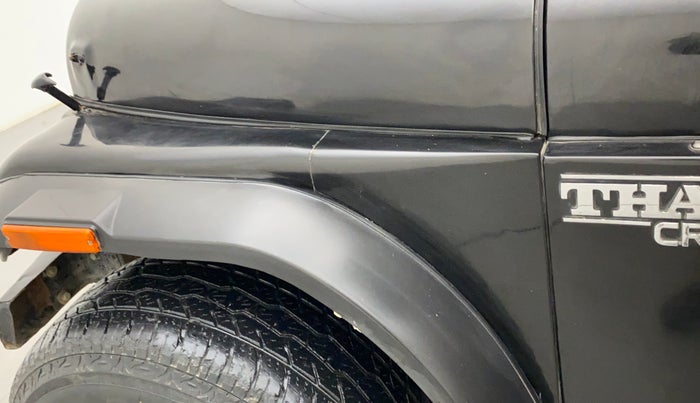 2018 Mahindra Thar CRDE 4X4 AC, Diesel, Manual, 64,643 km, Left fender - Slightly dented