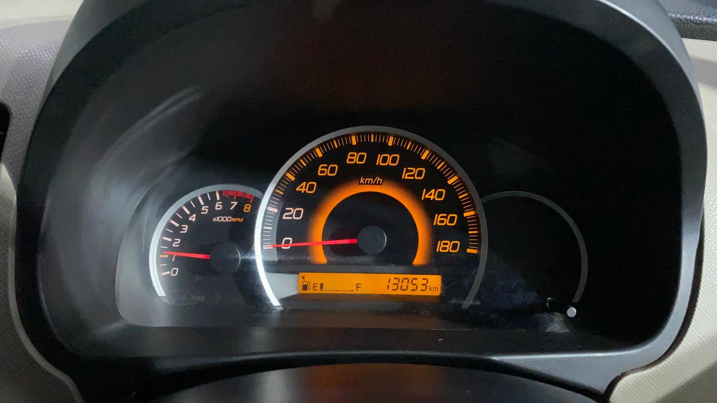 2013 Maruti Wagon R 1.0 VXI, Petrol, Manual, 13,038 km, Odometer Image