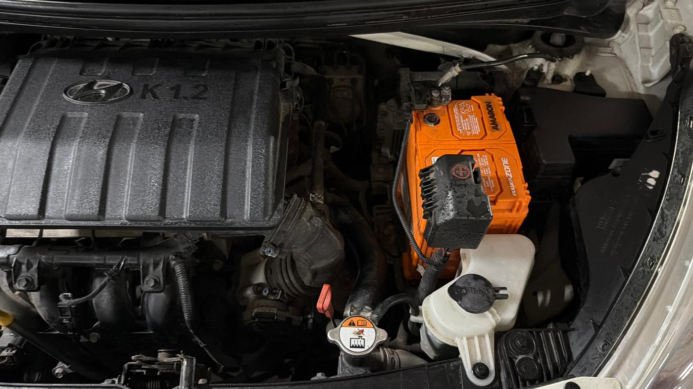 2018 Hyundai Grand i10 SPORTZ AT 1.2 KAPPA VTVT, Petrol, Automatic, 23,549 km, Engine View - Left