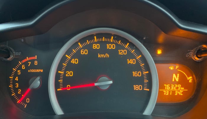 2014 Maruti Celerio VXI AMT, Petrol, Automatic, 76,329 km, Odometer Image
