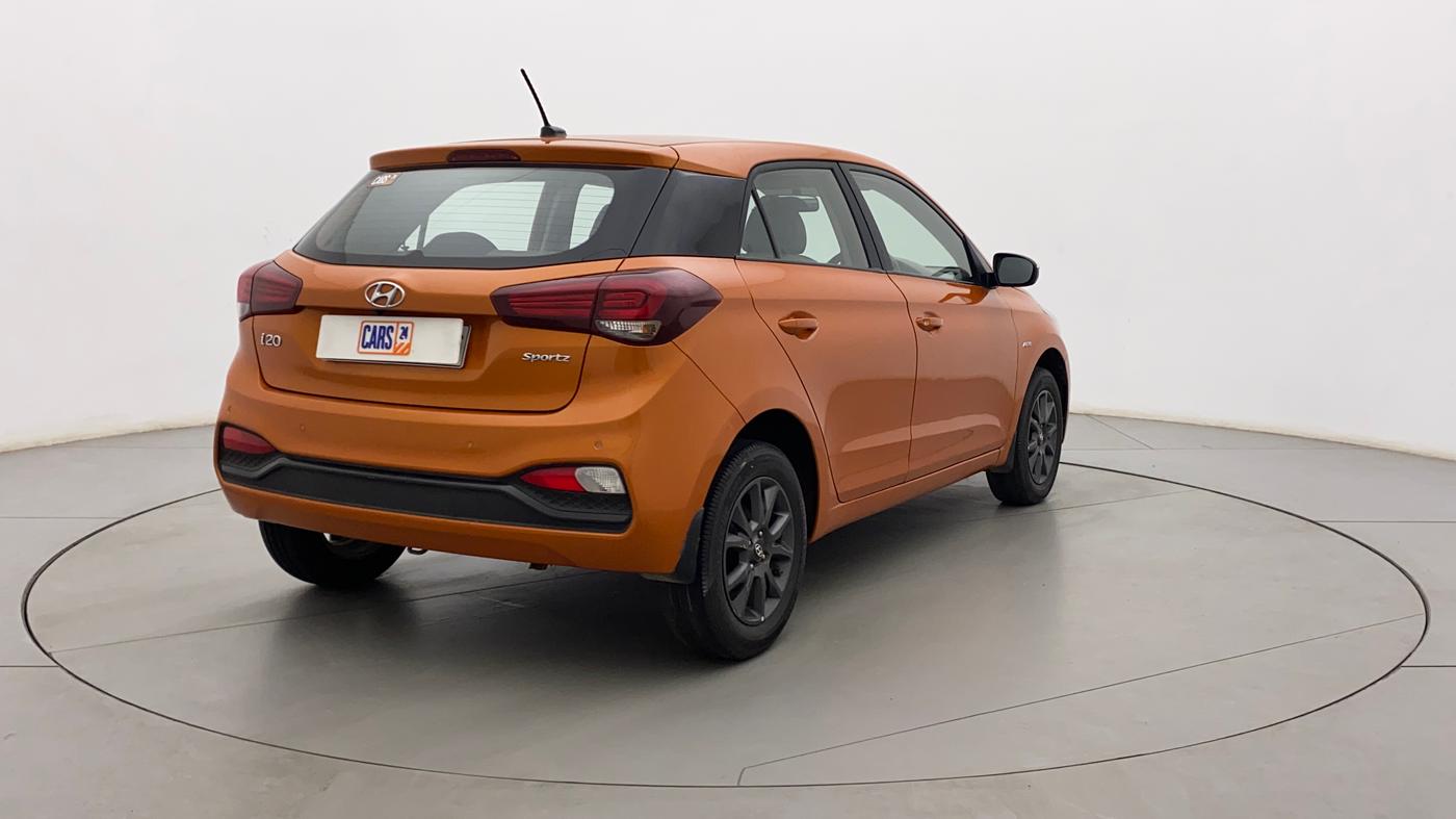 2019 Hyundai Elite i20 SPORTZ PLUS  1.2 CVT, Petrol, Automatic, 51,240 km, Right Back Diagonal