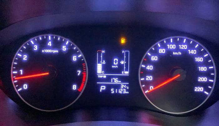2019 Hyundai Elite i20 SPORTZ PLUS  1.2 CVT, Petrol, Automatic, 51,240 km, Odometer Image