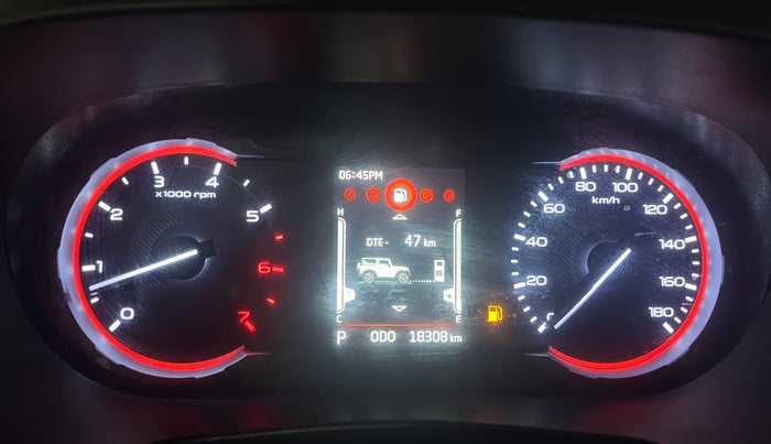 2022 Mahindra Thar LX PETROL HT 4WD AT, Petrol, Automatic, 18,289 km, Odometer Image