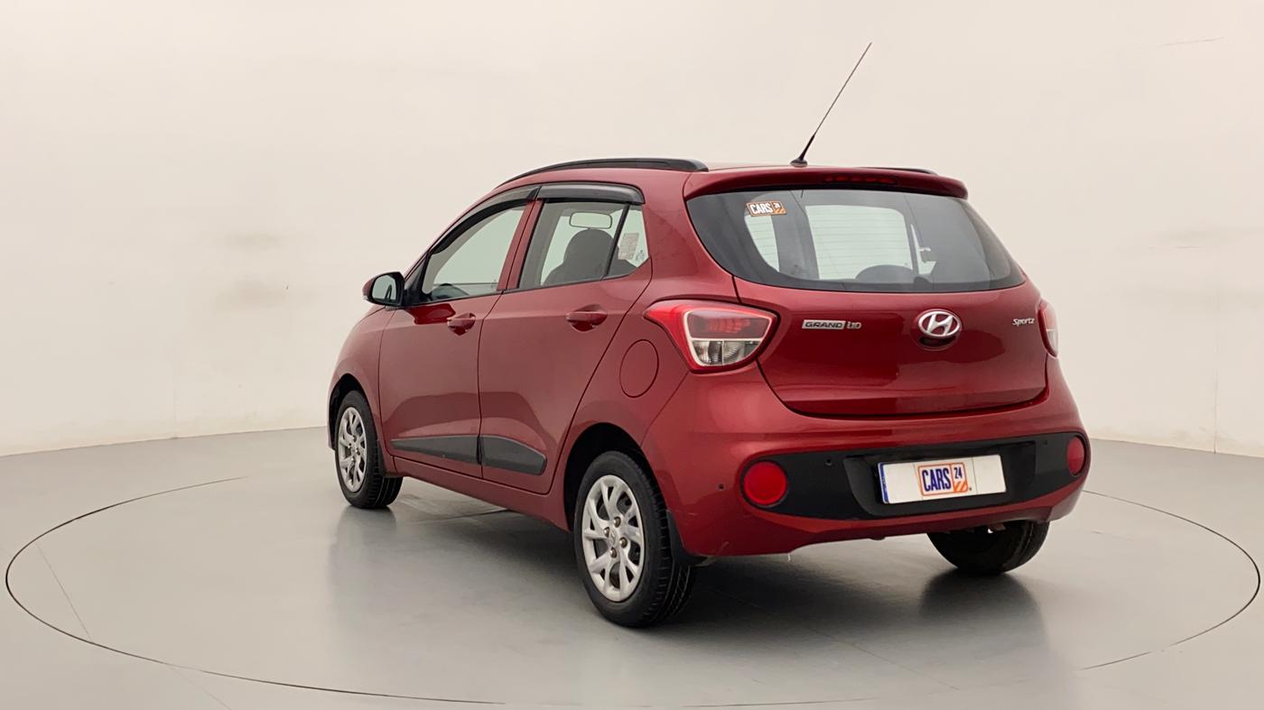 2018 Hyundai Grand i10 SPORTZ 1.2 KAPPA VTVT, Petrol, Manual, 31,350 km, Left Back Diagonal