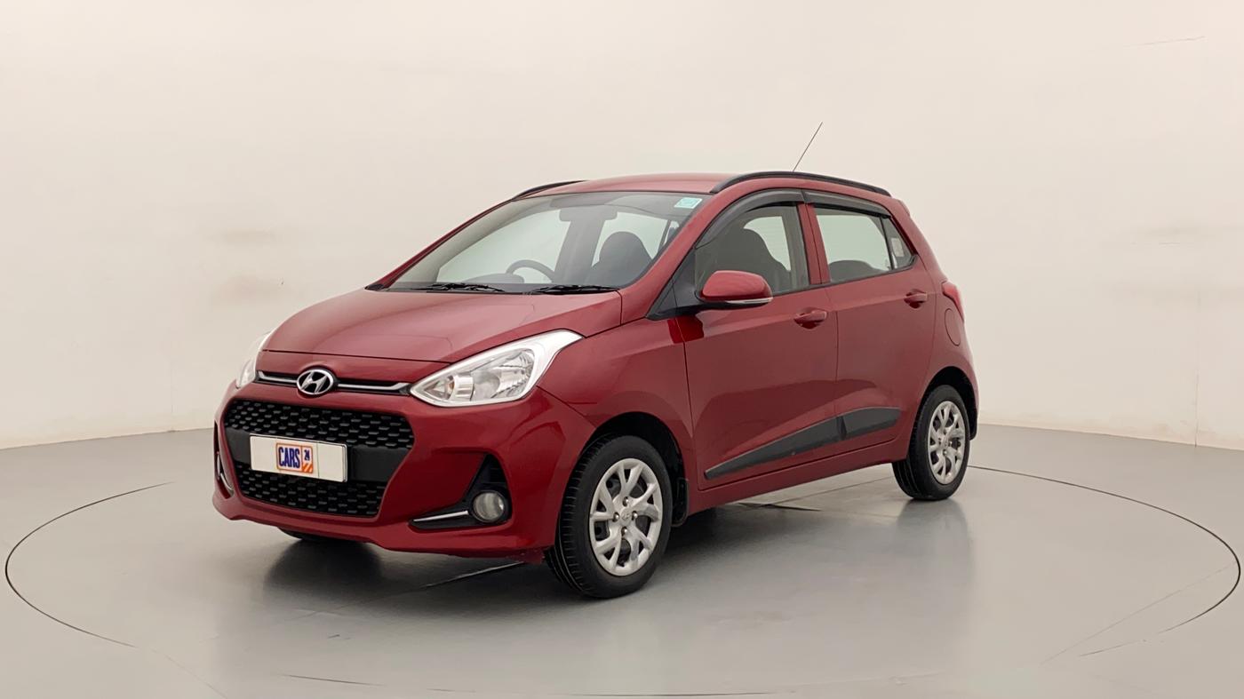 2018 Hyundai Grand i10 SPORTZ 1.2 KAPPA VTVT, Petrol, Manual, 31,350 km, Left Front Diagonal