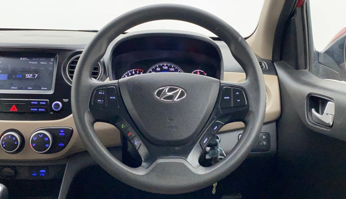 2018 Hyundai Grand i10 SPORTZ 1.2 KAPPA VTVT, Petrol, Manual, 31,350 km, Steering Wheel Close Up