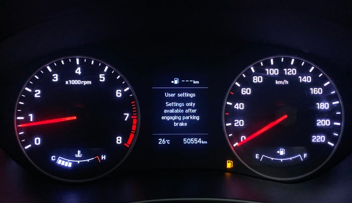 2019 Hyundai Elite i20 ASTA 1.2 (O), Petrol, Manual, 50,601 km, Odometer Image