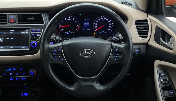 2019 Hyundai Elite i20 ASTA 1.2 (O), Petrol, Manual, 50,601 km, Steering Wheel Close Up