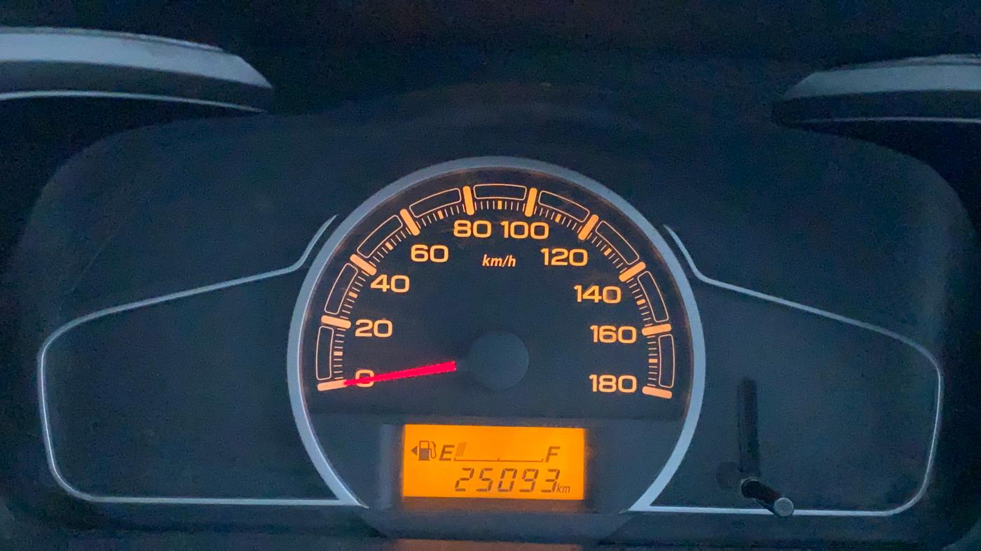 2020 Maruti Alto LXI O, Petrol, Manual, 25,093 km, Odometer Image
