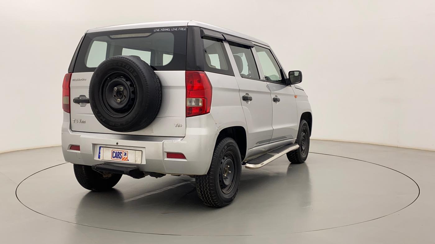2017 Mahindra TUV300 T4 PLUS, Diesel, Manual, 1,22,137 km, Right Back Diagonal