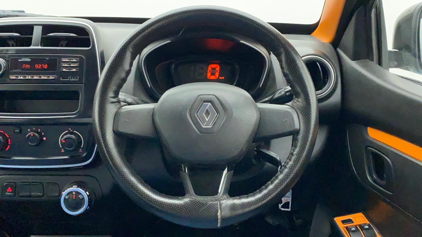 2017 Renault Kwid RXL 1.0 AMT, Petrol, Automatic, 67,811 km, Steering Wheel Close Up