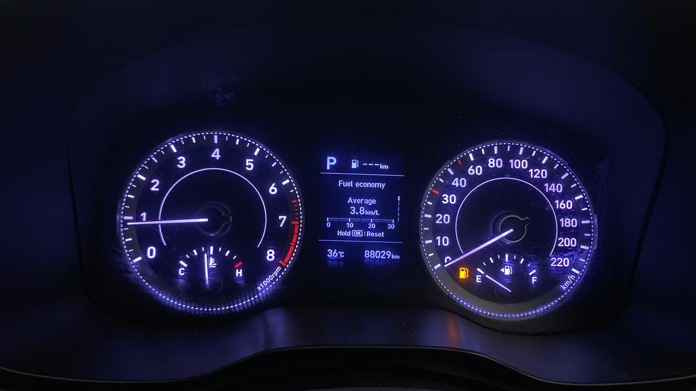 2019 Hyundai VENUE SX PLUS 1.0 TURBO DCT, Petrol, Automatic, 88,020 km, Odometer Image