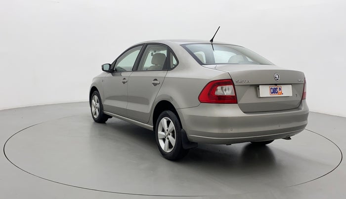 2015 Skoda Rapid 1.5 TDI CR ELEGANCE, Diesel, Manual, 1,10,999 km, Left Back Diagonal