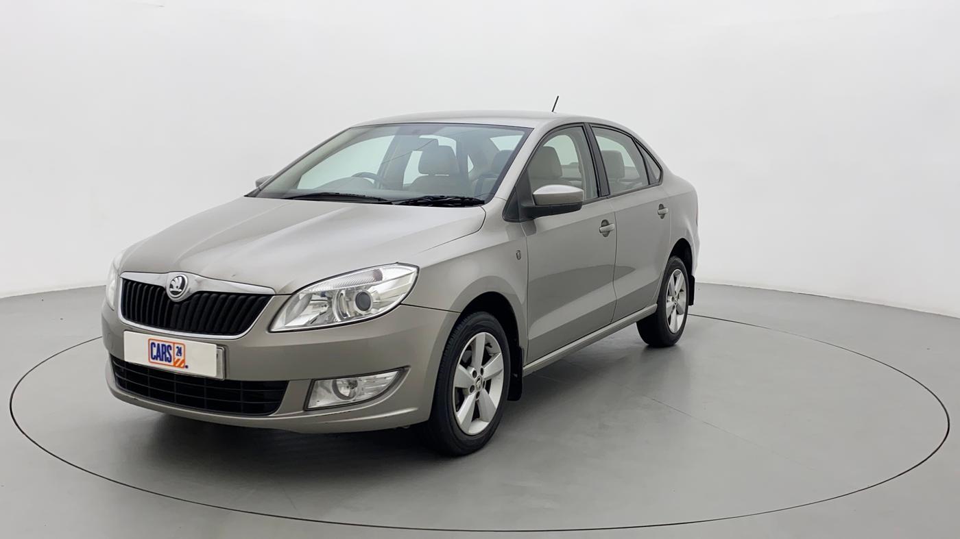 2015 Skoda Rapid 1.5 TDI CR ELEGANCE, Diesel, Manual, 1,10,999 km, Left Front Diagonal