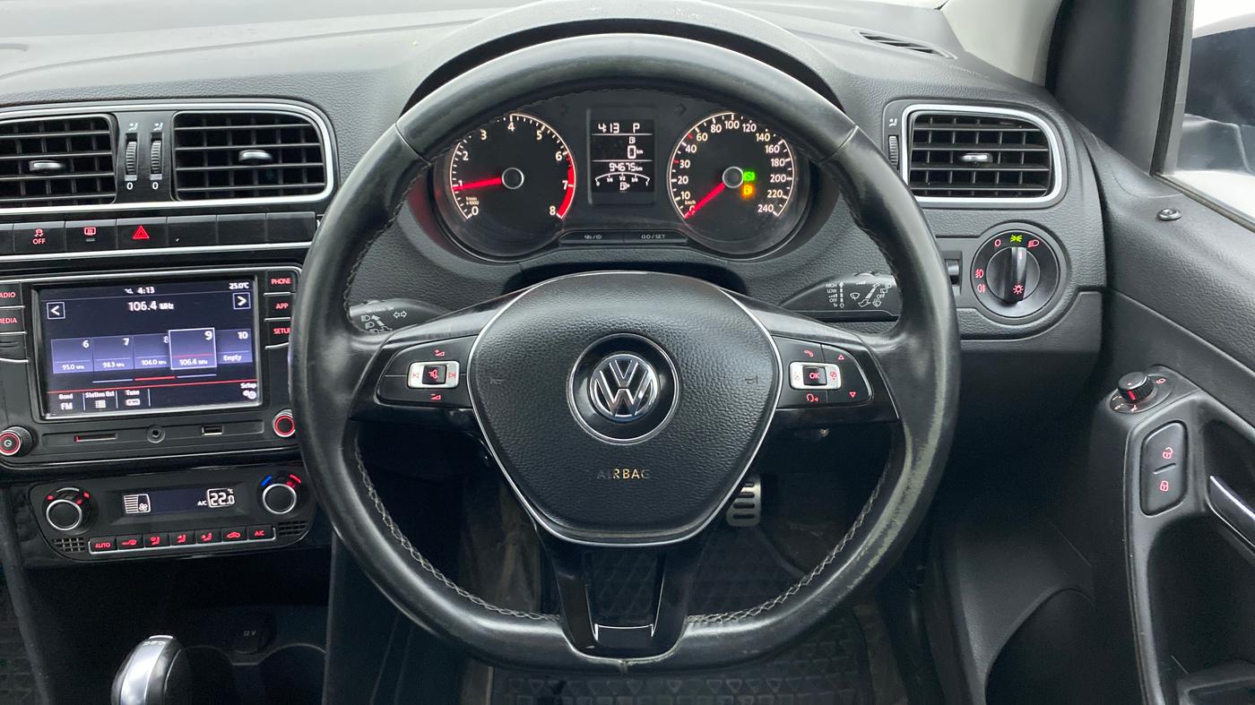 2019 Volkswagen Polo GT TSI AT, Petrol, Automatic, 94,831 km, Steering Wheel Close Up
