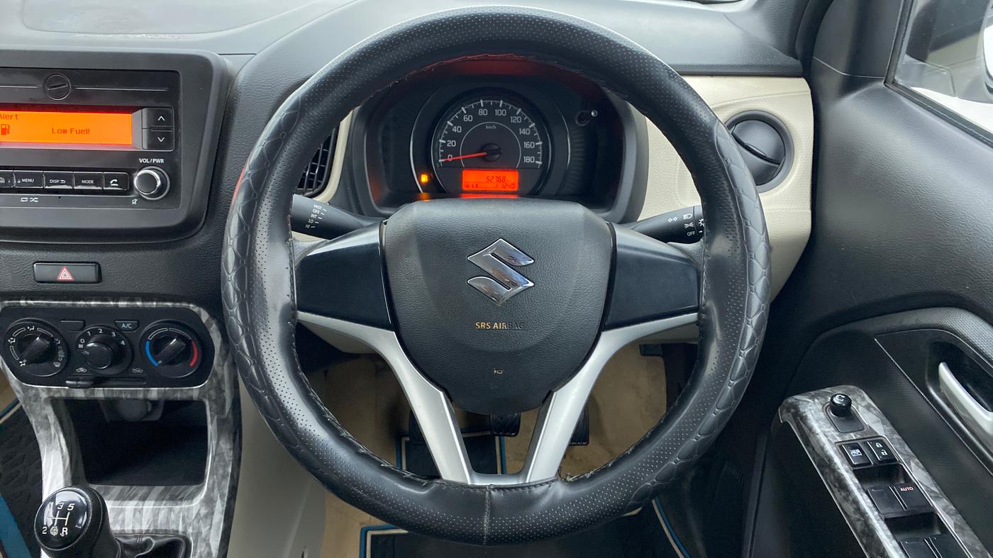 2020 Maruti New Wagon-R VXI 1.0, Petrol, Manual, 52,768 km, Steering Wheel Close Up