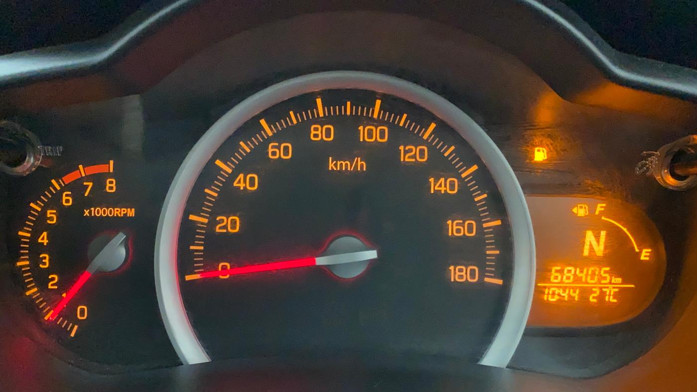 2015 Maruti Celerio VXI AMT (O), Petrol, Automatic, 68,405 km, Odometer Image