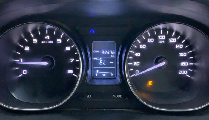 2018 Tata Tiago XZ PETROL, Petrol, Manual, 93,376 km, Odometer Image